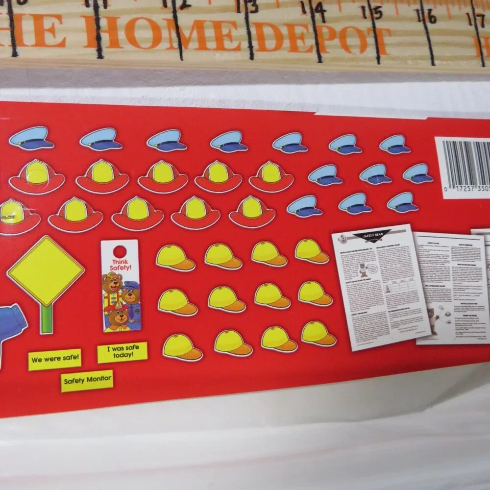 Safety Bear NEW Unopened BULLETIN BOARD SET  (gets dressed in diff clothes) #2